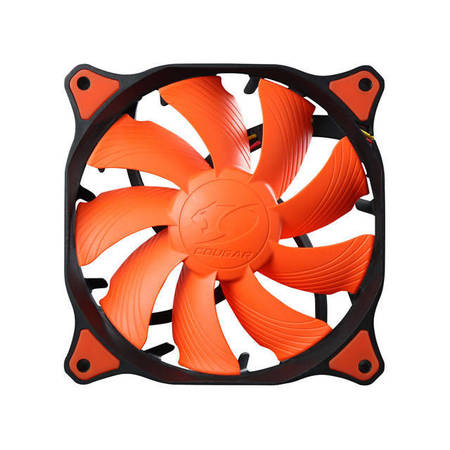 COUGAR Vortex 120mm Hydro Dynamic Bearing (Fluid) Case Fan (Orange) CF-V12H